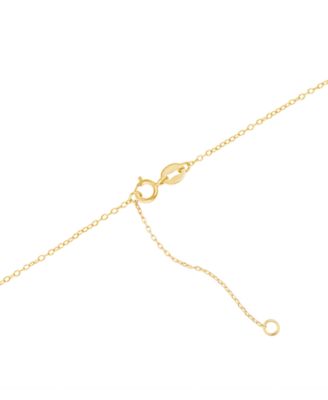 Crystal Multicolor Butterfly Pendant Necklace in 14k Gold-Plated Sterling Silver, 16" + 2" extender