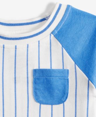 Baby Boys Sporty Striped Sunsuit, Exclusively at Macy's