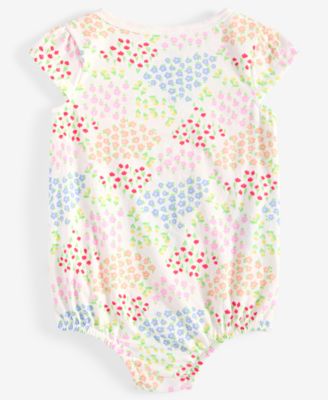 Baby Girls Flower Garden Printed Skirted Sunsuit, Exclusively at Macy's