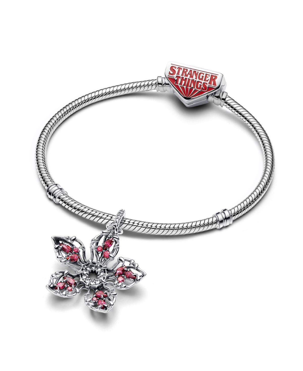 Pandora Stranger Things Demogorgon Large Dangle Charm In Sterling Silver