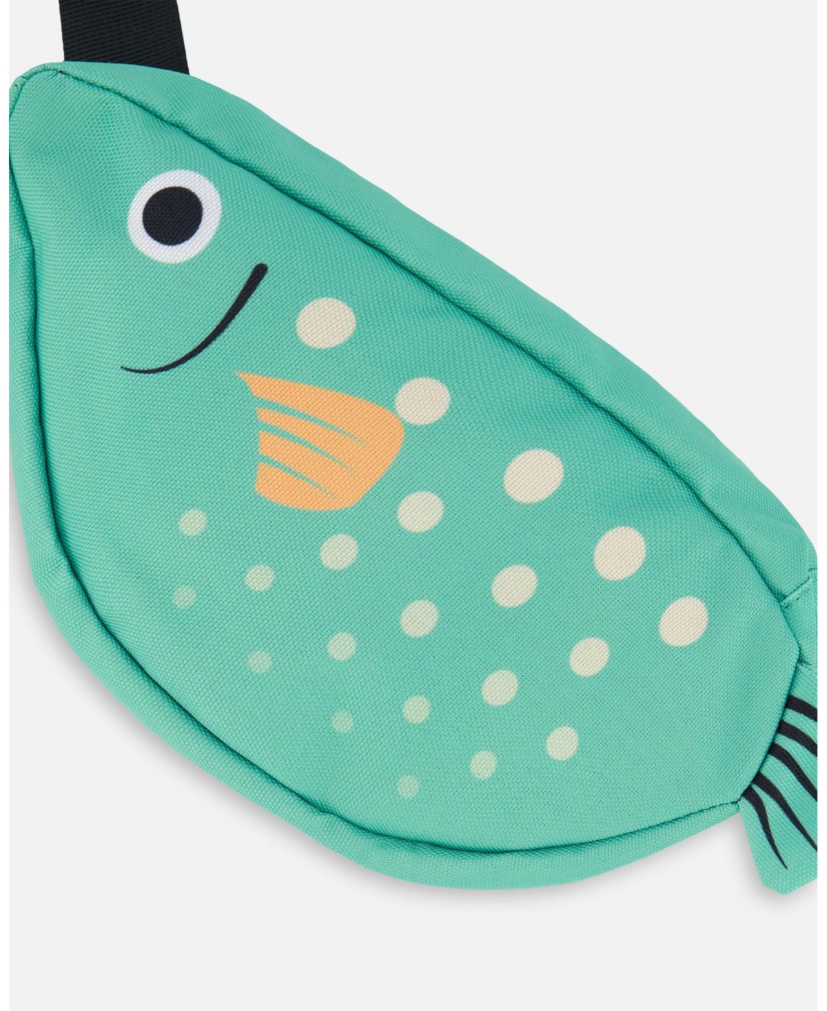 Deux par Deux Kids Unisex Fish Fanny Pack Green - Toddler|Child