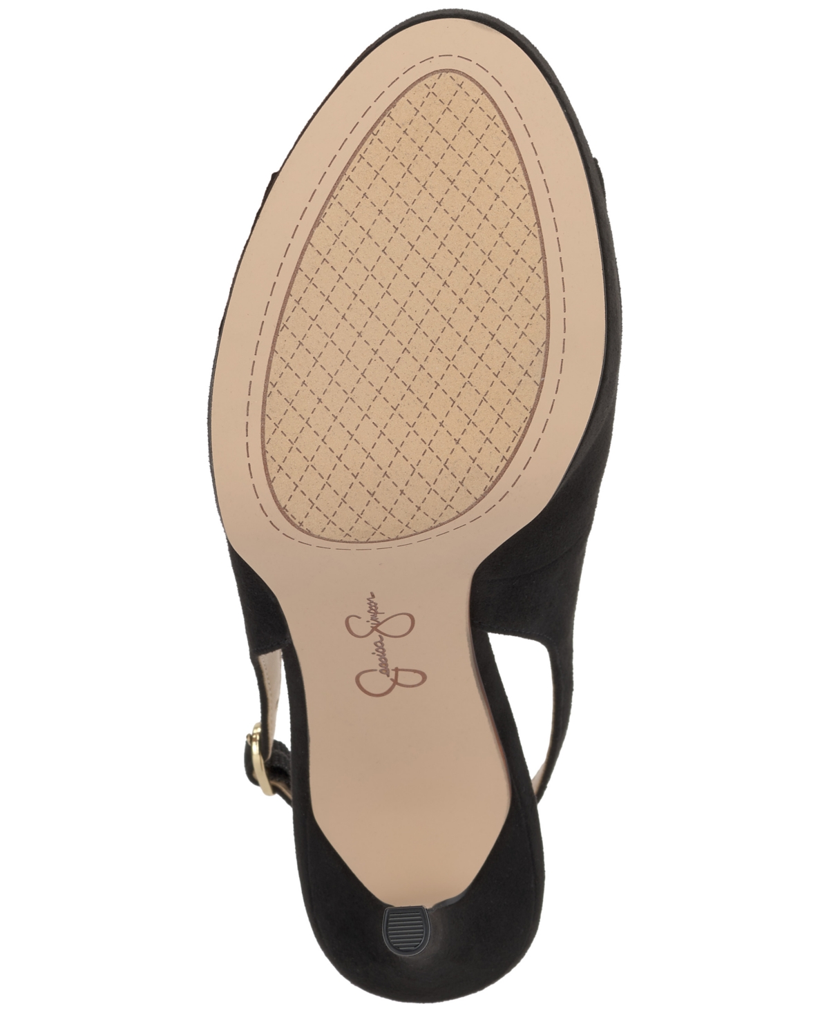 Jessica Simpson Women's Sibilla Slingback Platform Stiletto Pumps In Black Nubuck