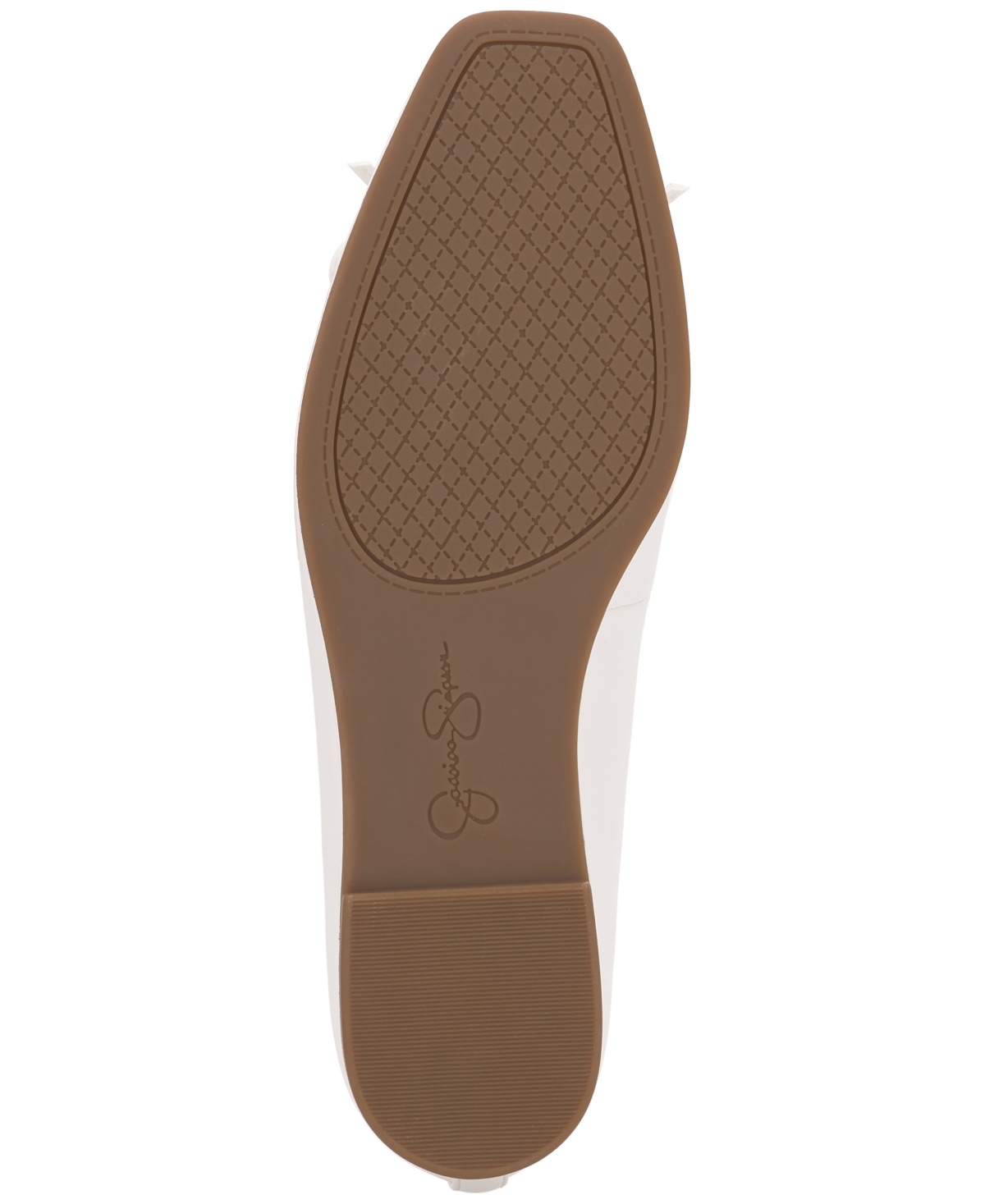 Jessica Simpson Vayrina Ballet Flat In Bright White