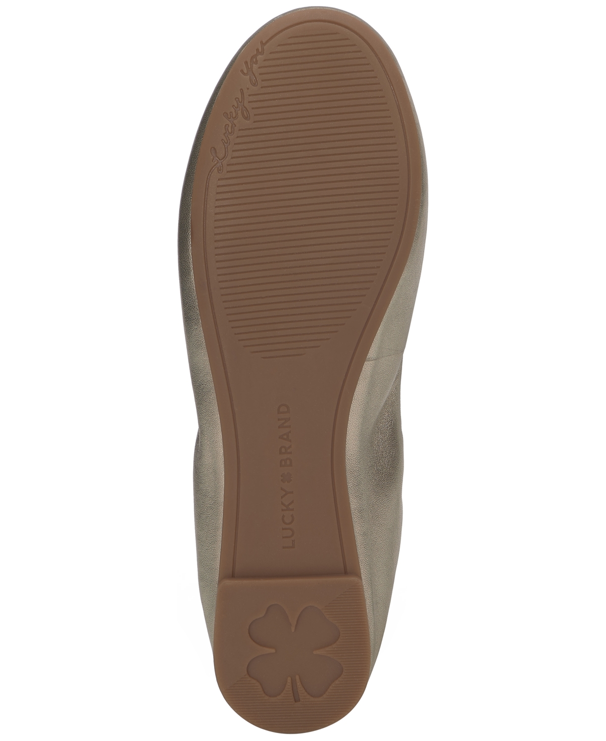 Shop Lucky Brand Women's Emmielou Ballet Flats In Constellation Gold