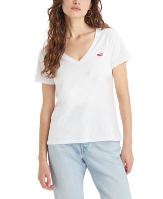 Women's Perfect Cotton V-Neck Short-Sleeve T-Shirt