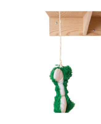 Real Wood Wall Series: Steps W1907C - Wall-Mounted Cat Climber with 3 Levels of Activity and Scratching Posts