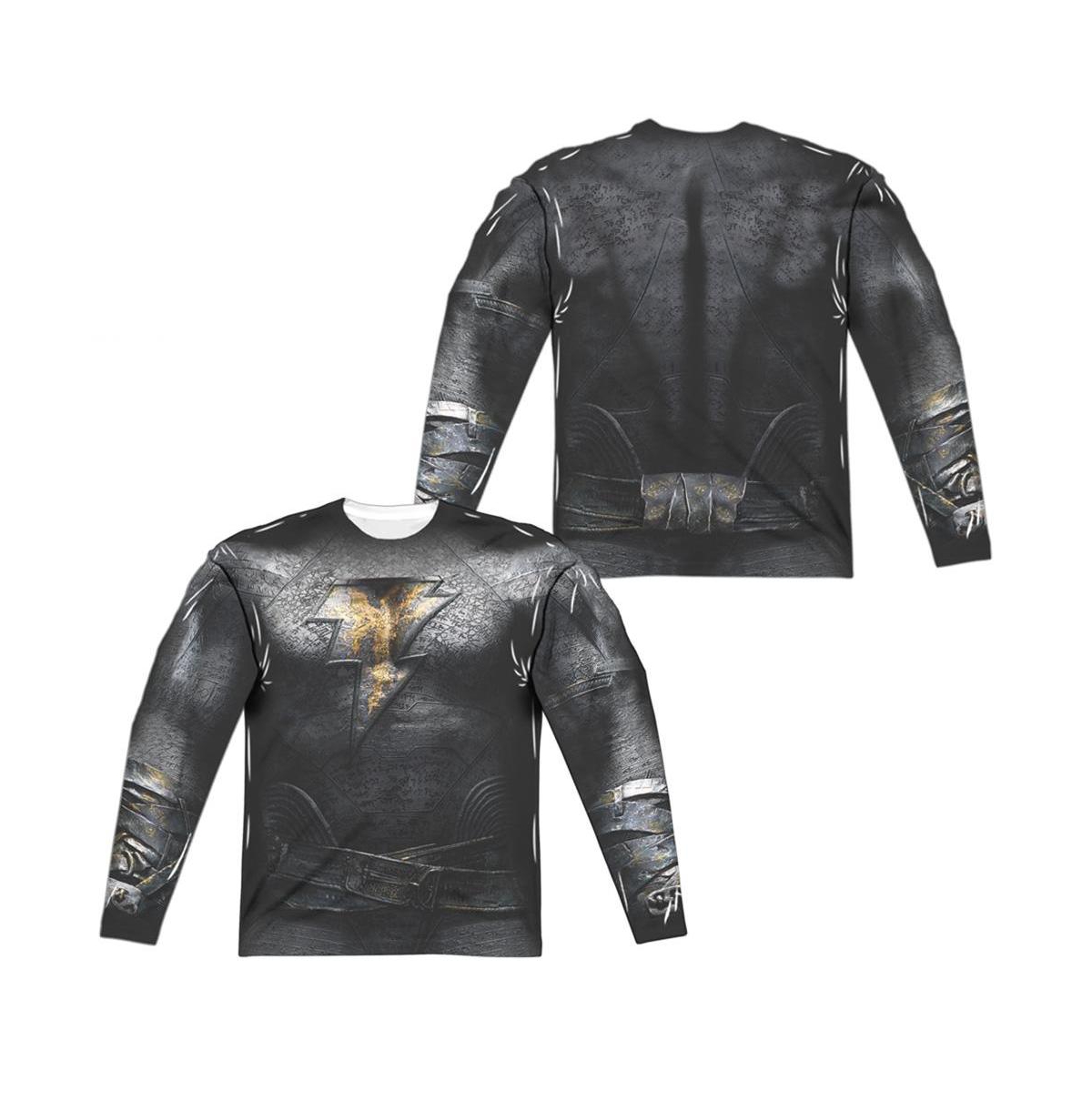 Mens Outfit Long Sleeve Adult Poly Crew Tee / T-Shirt - White