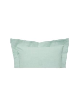 Seaglass Flange Accent Throw Pillow