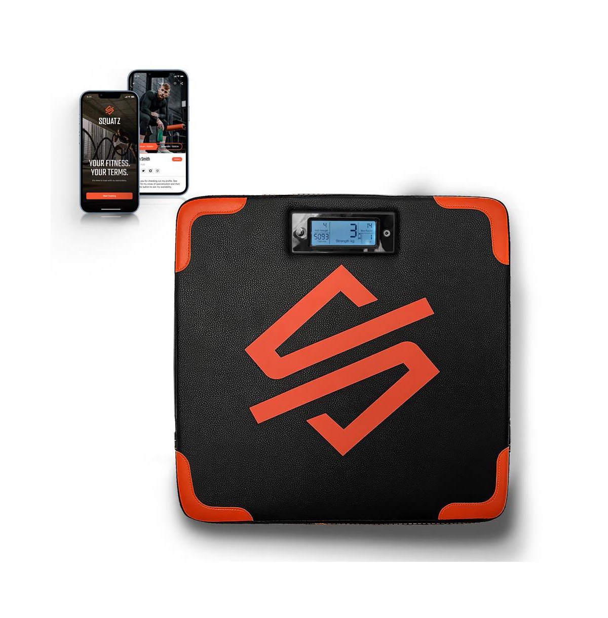 Portable Boxing Mat With Digital Counter, Punch Strength Training - Black