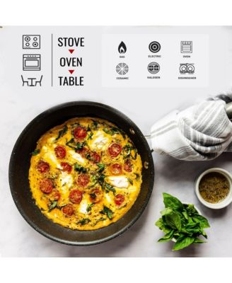 15-Piece Ultra-Durable Non-Stick Diamond Infused Cookware and Bakeware Set