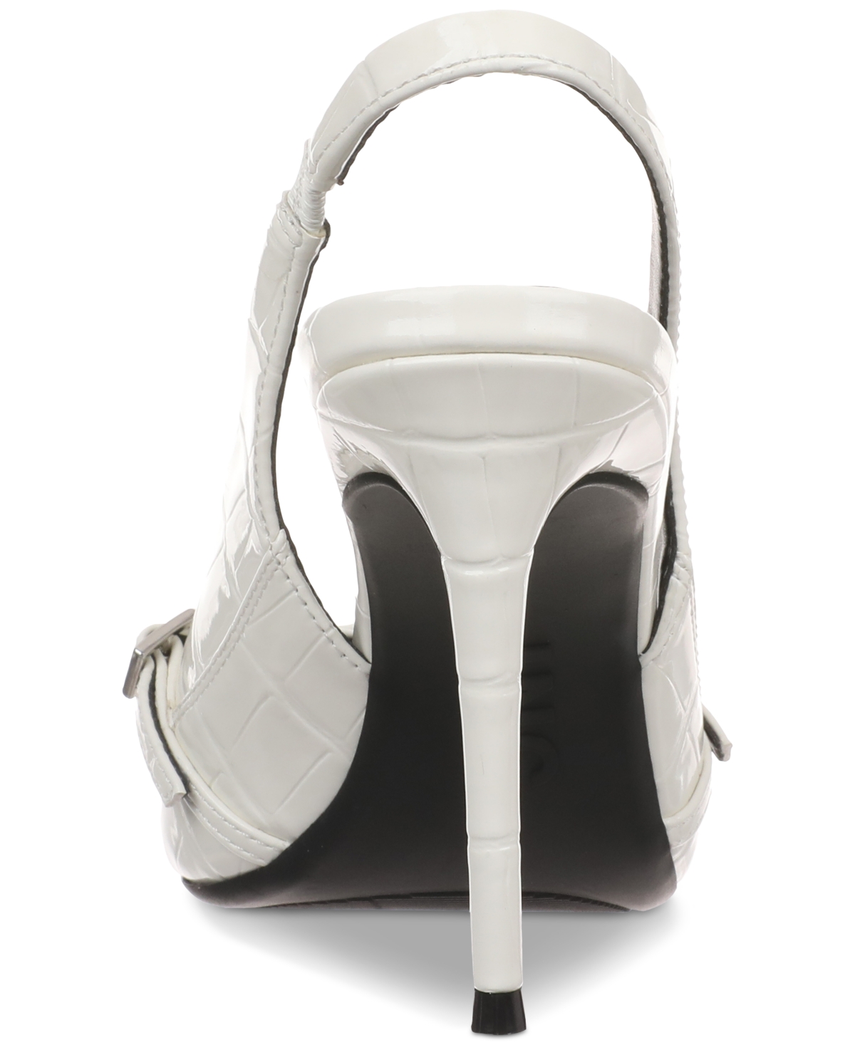 Inc International Concepts Women's Haallo Slingback Pumps, Exclusively At Macy's In White Croc Patent