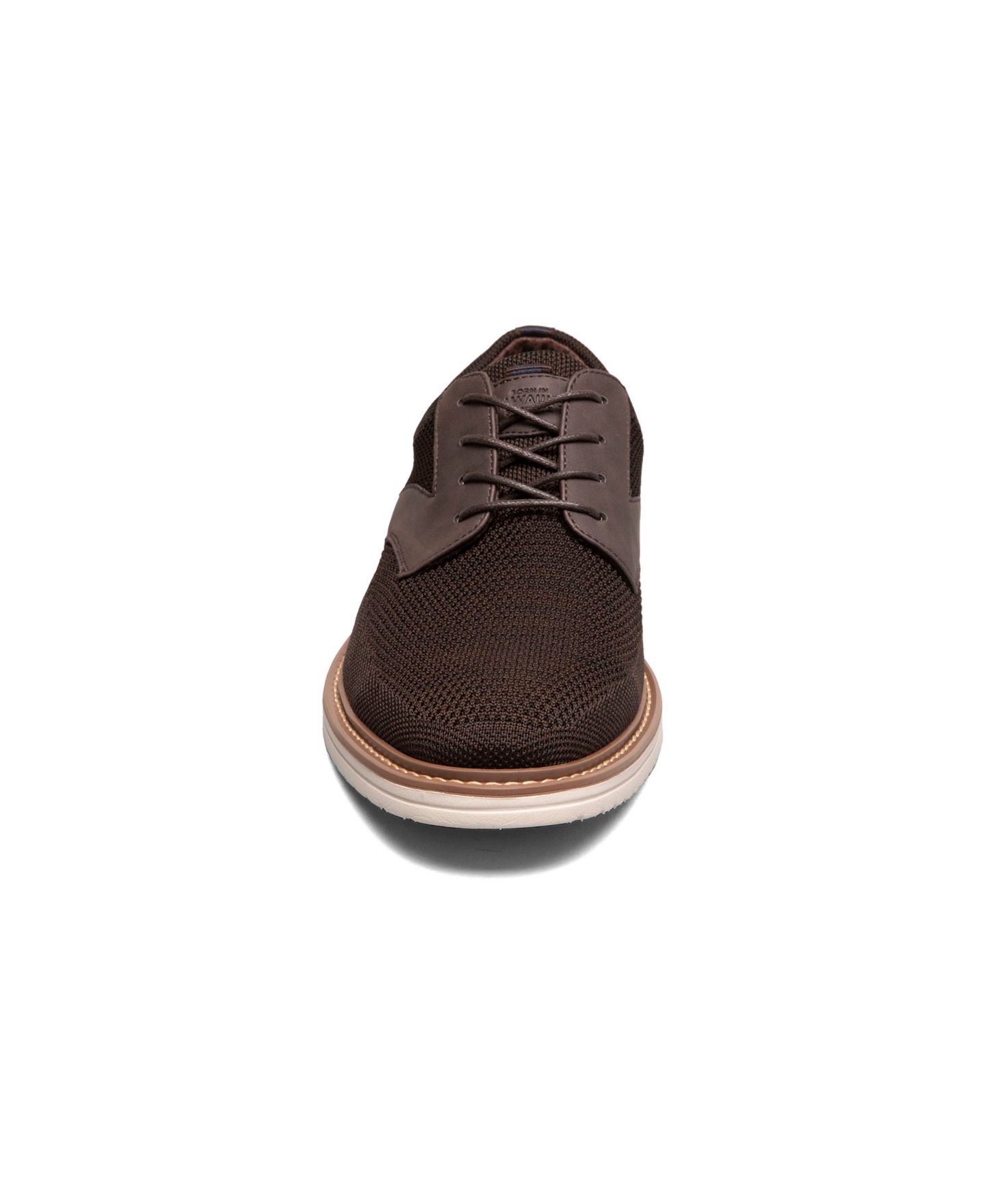 Nunn Bush Men's Griff Knit Plain Toe Oxford, цвет: Коричневый — фото 6