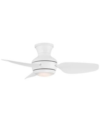 36" Whirl Modern Indoor Outdoor Ceiling Fan 3 Blade LED Light Remote Control Patio Hugger Fan