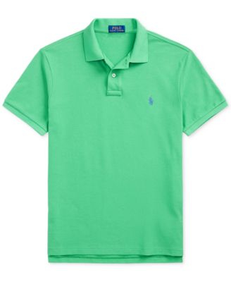 Men's Cotton Custom Slim Fit Mesh Polo Shirt