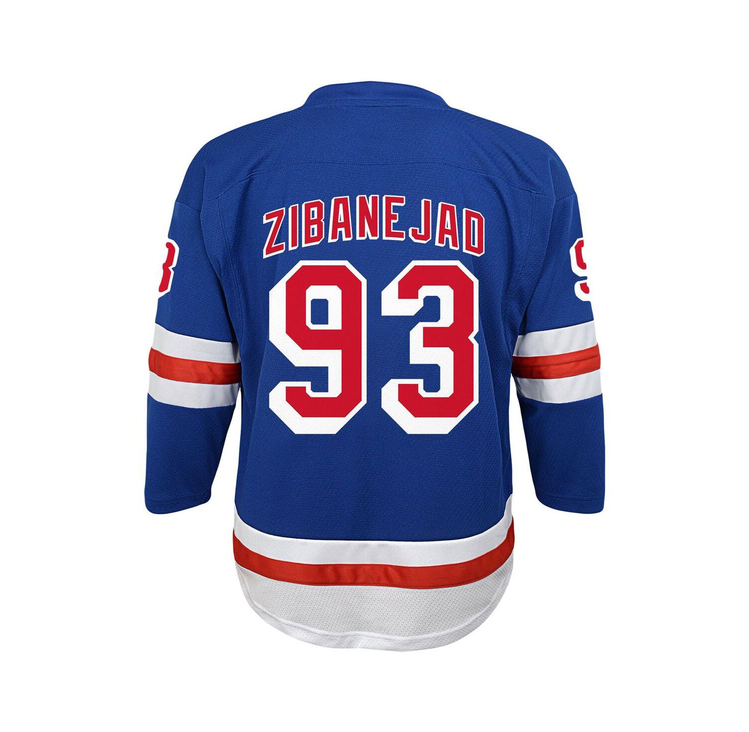 Big Boys Mika Zibanejad Blue New York Rangers Home Replica Player Jersey