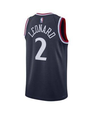 Men's and Women's Kawhi Leonard Navy LA Clippers 2024/25 Swingman Jersey - Icon Edition