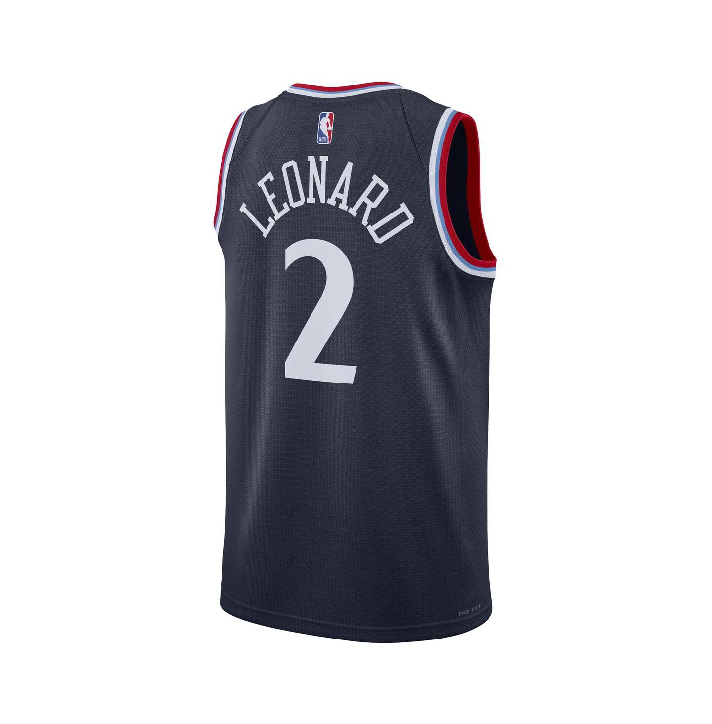 Топ Nike Kawhi Leonard Navy LA Clippers 2024/25 Swingman Jersey - Icon Edition — фото 2
