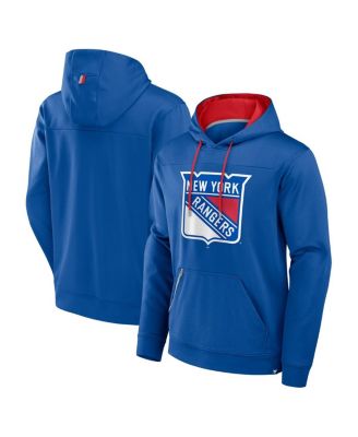Fanatics - Men's Blue New York Rangers Defender Pullover Hoodie
