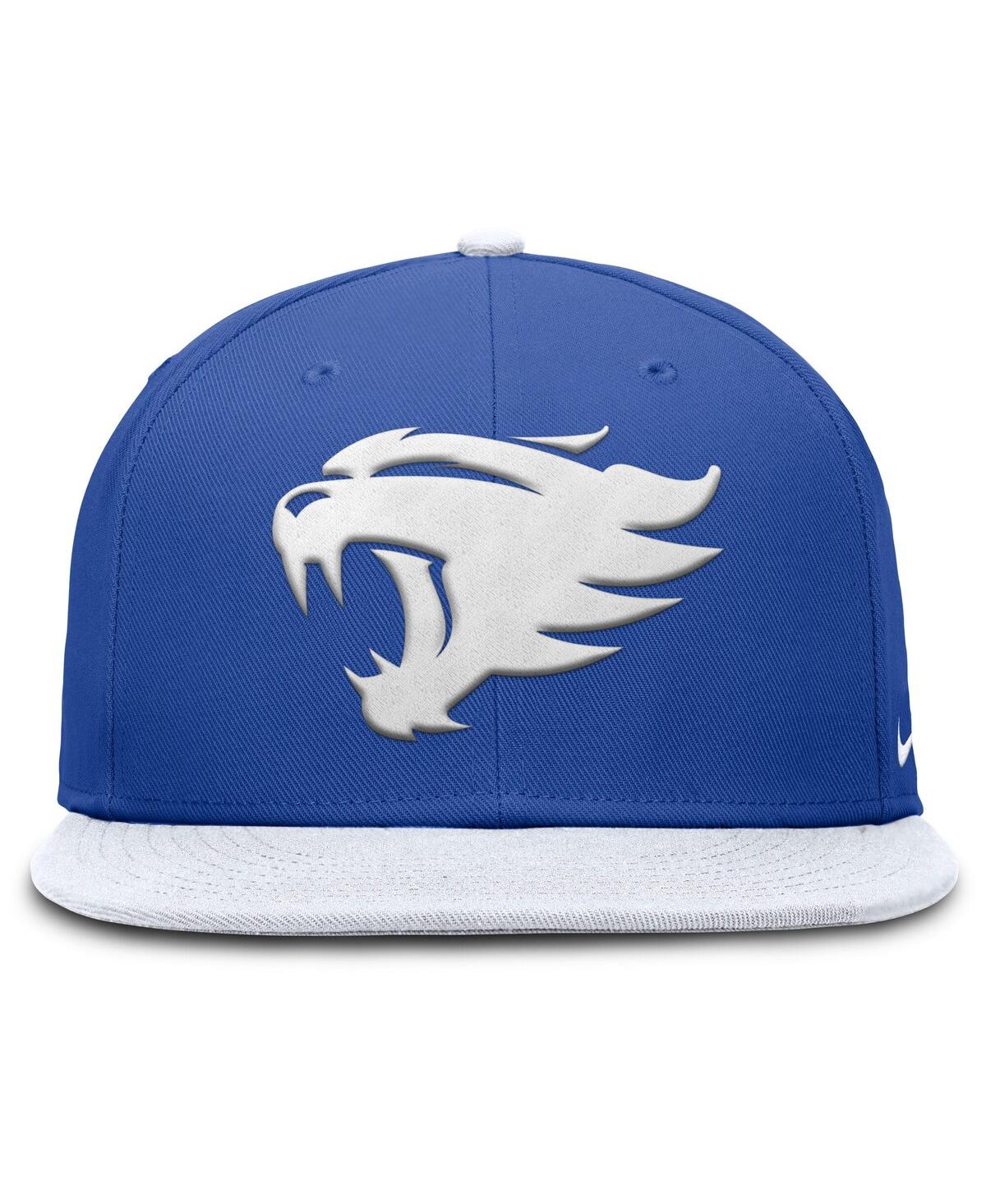 Nike Royal/white Kentucky Wildcats Two-tone Primetime Performance Fitted Hat In Royal,white