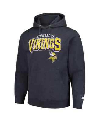 Men's Charcoal Minnesota Vikings Vintage Pullover Hoodie