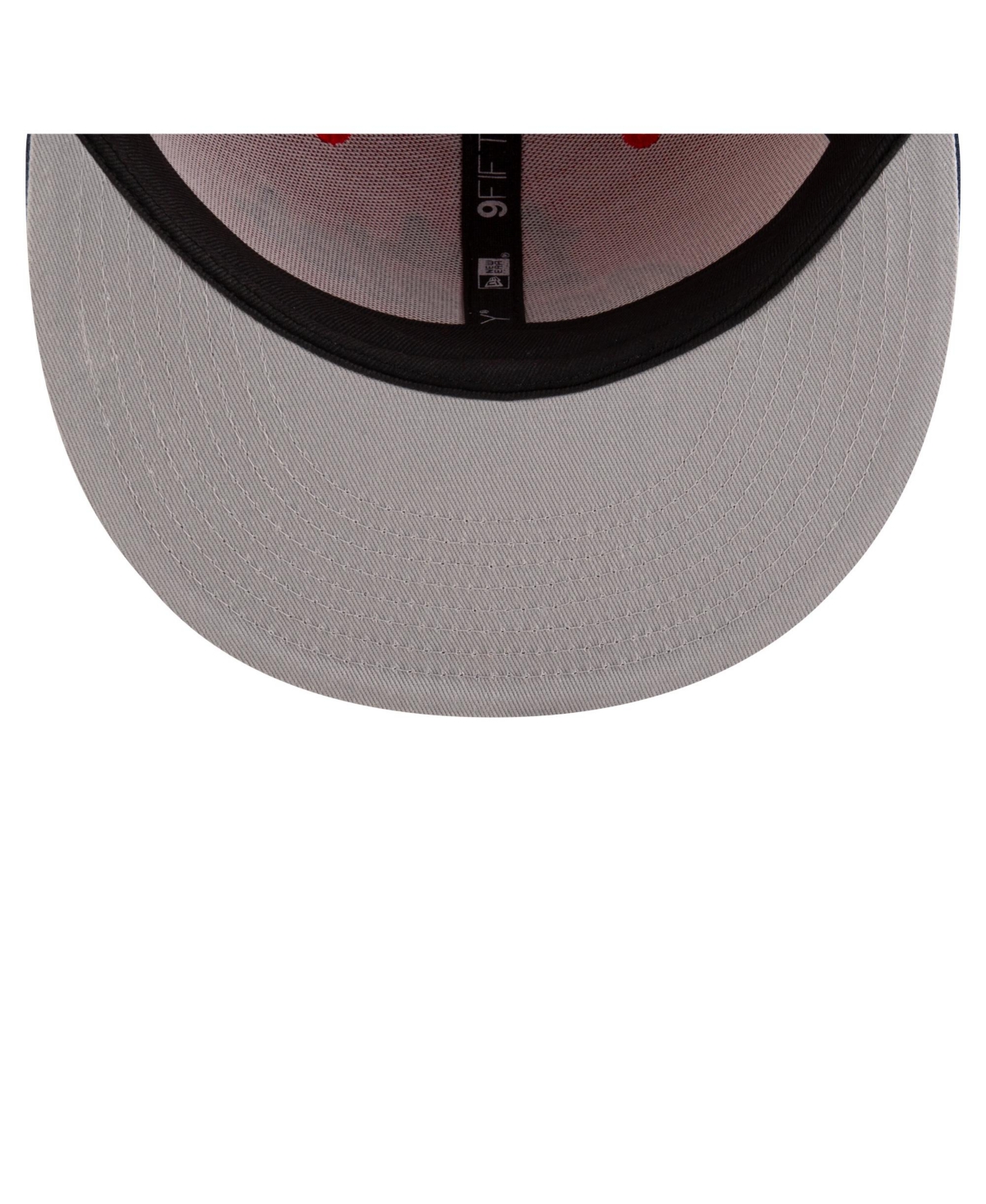 NEW ERA MEN'S RED/NAVY LA CLIPPERS JERSEY HOOK STATEMENT EDITION 9FIFTY SNAPBACK HAT