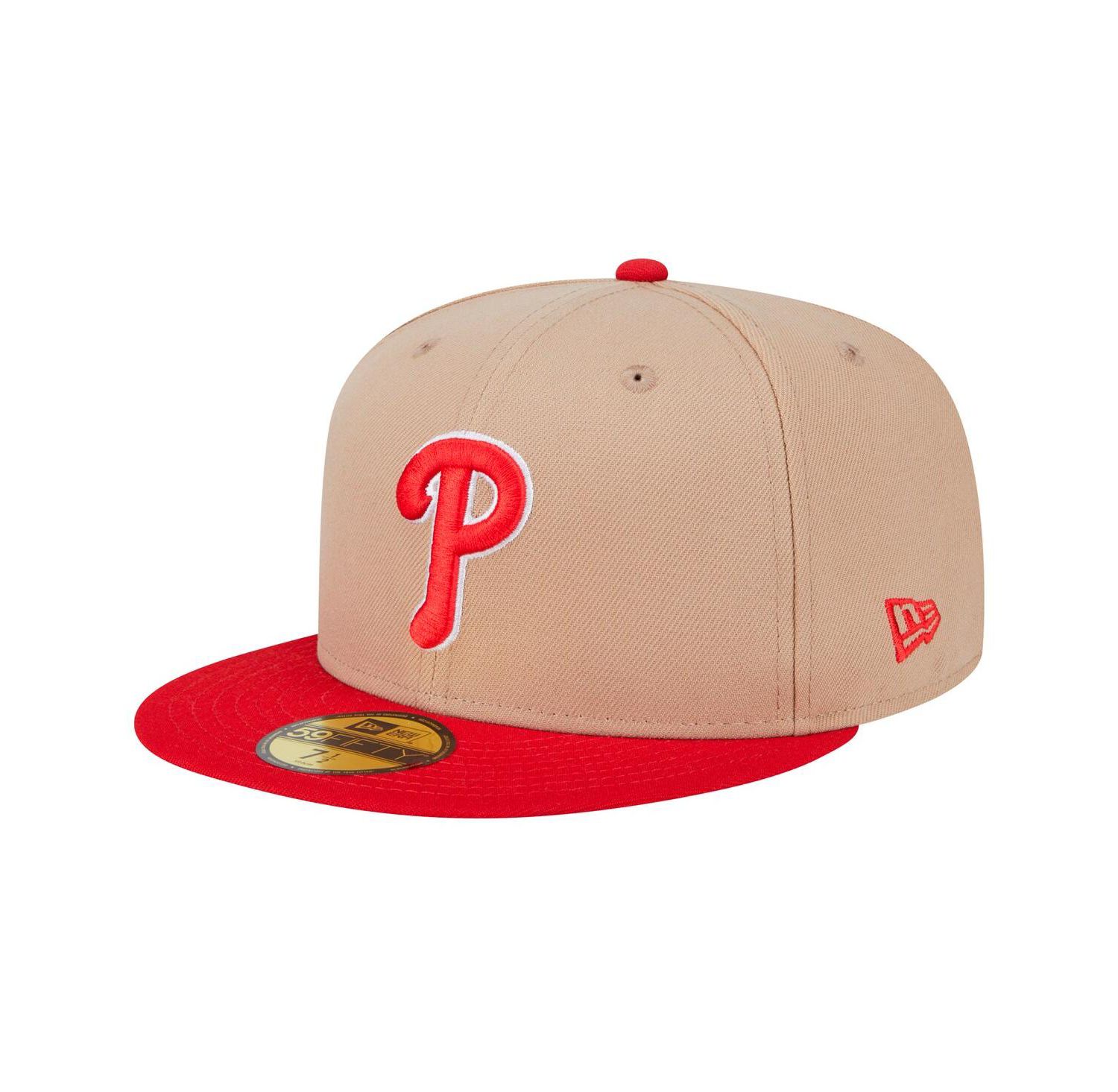 Men's Khaki Philadelphia Phillies 59FIFTY Fitted Hat