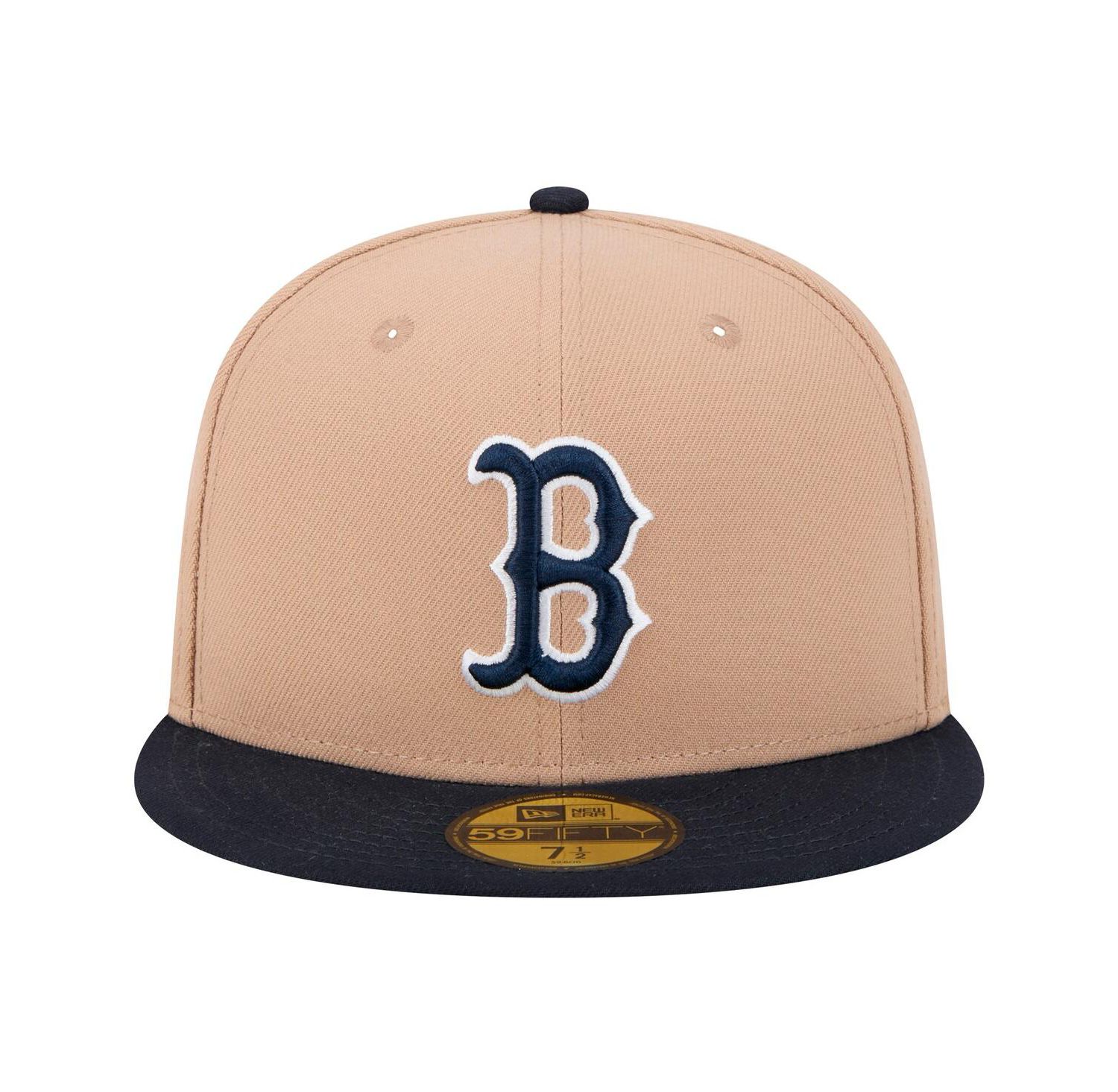 Men's Khaki Boston Red Sox 59FIFTY Fitted Hat