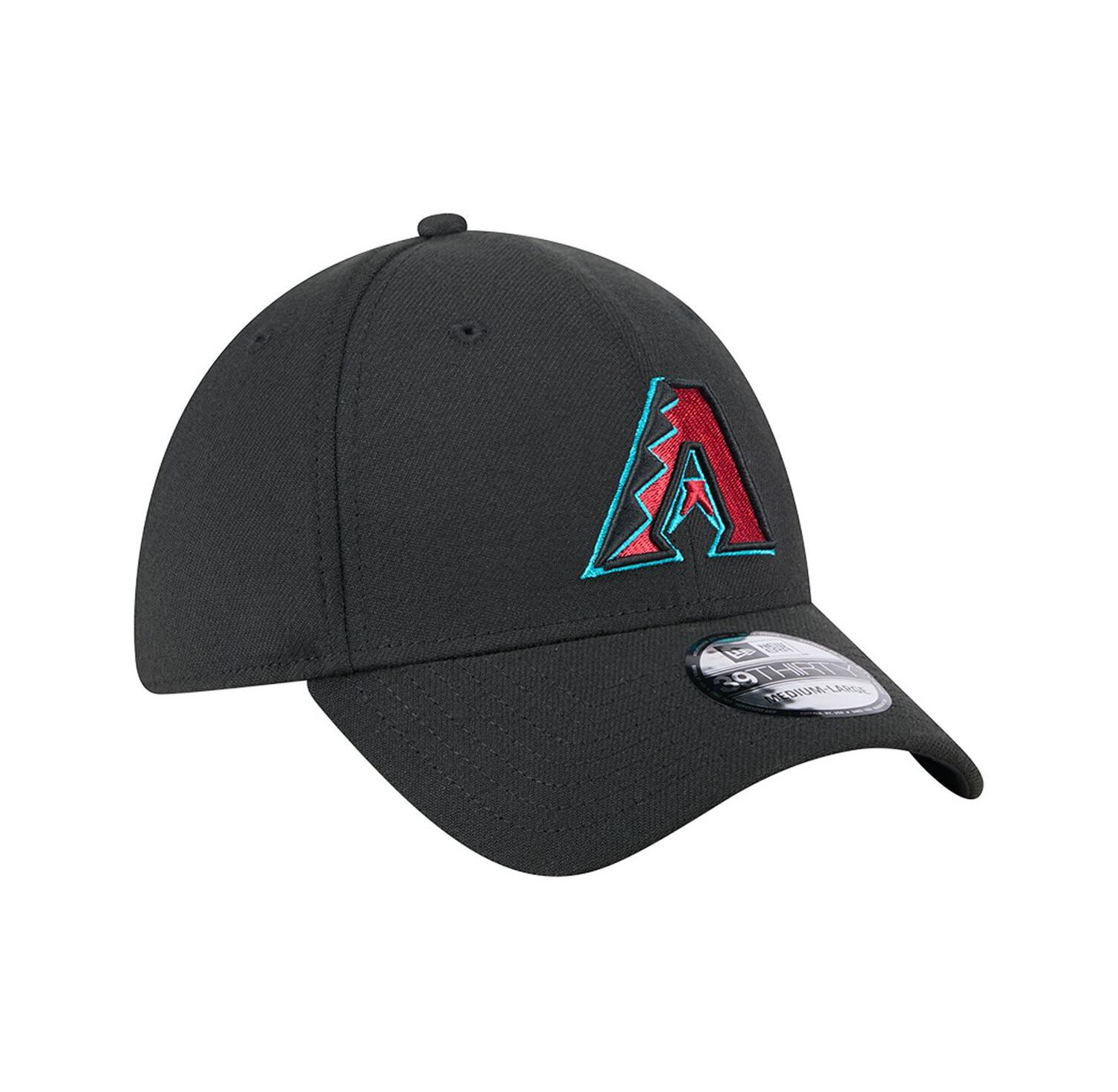 Men's Black Arizona Diamondbacks Logo 39THIRTY Flex Hat