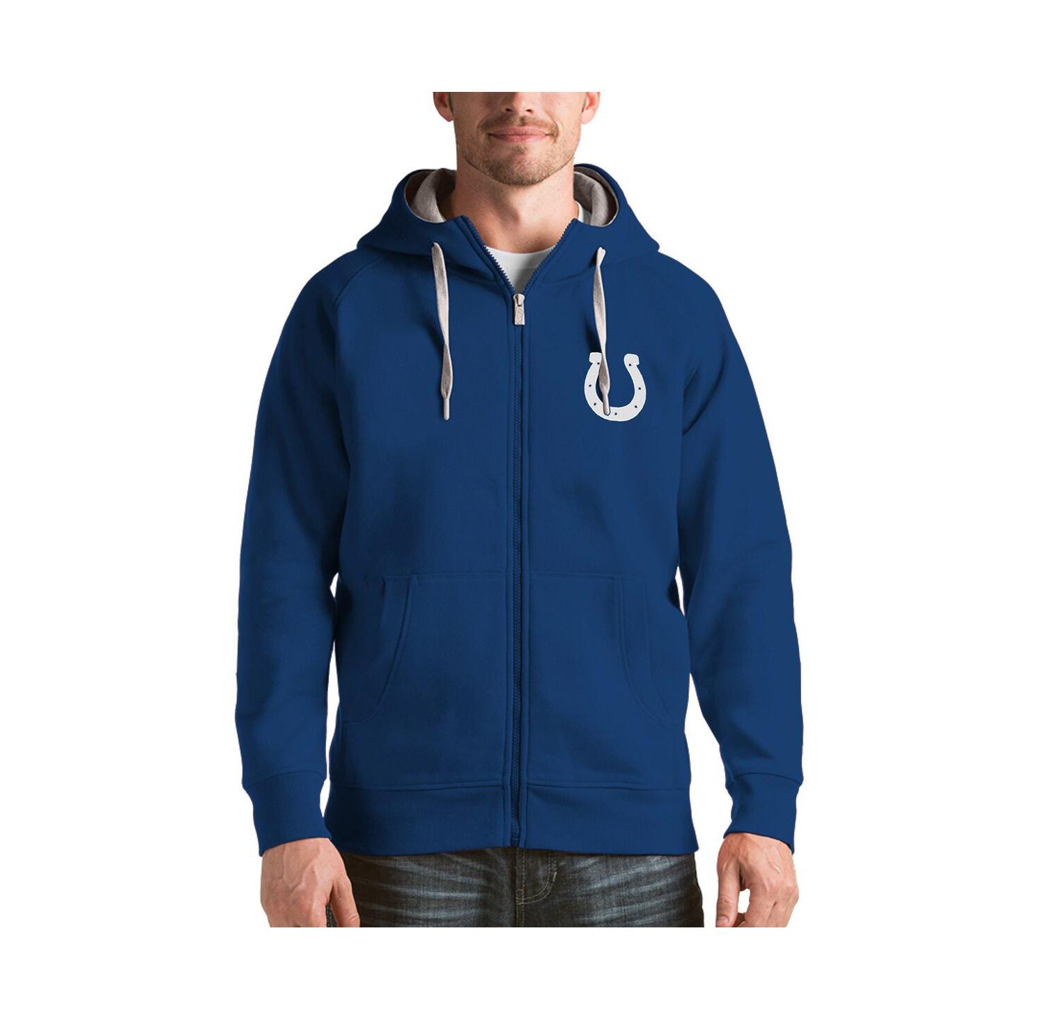 Men's Royal Indianapolis Colts Victory Full-Zip Hoodie