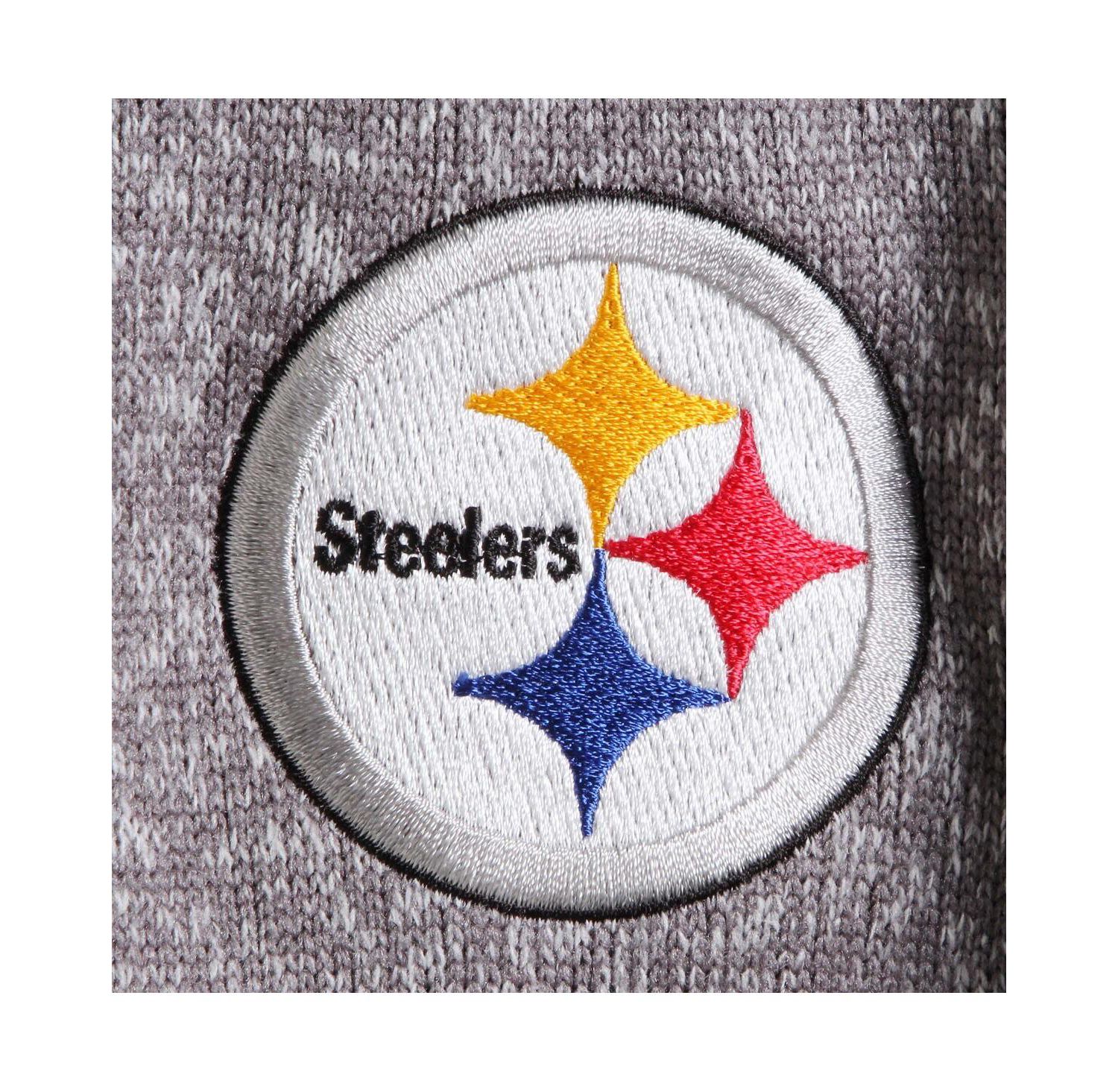 Men's Charcoal Pittsburgh Steelers Fortune Quarter-Zip Pullover Jacket