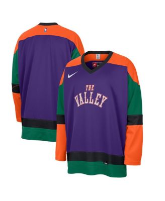 Nike - Men's Purple Phoenix Suns 2024/25 City Edition Courtside Heavyweight Hockey Jersey