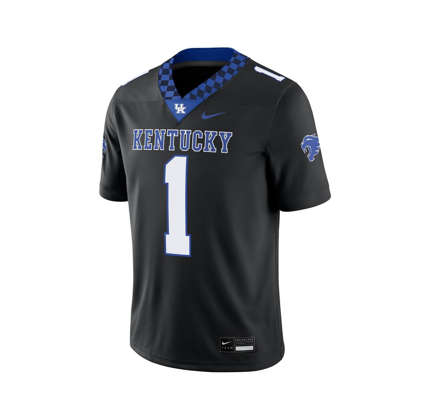 Men's 1 Black Kentucky Wildcats Alternate Game Jersey