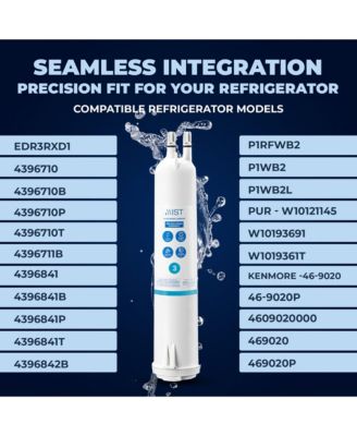 4396841 Water Filter Replacement for EDR3RXD1, Everydrop Filter 3, Compatible with 4396841, 4396710, Kenmore 46-9083, 46-9030, Refrigerator Water Filter (1 Pack)