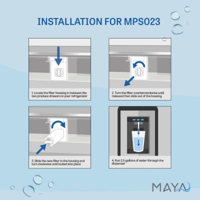 DA97-17376B Water Filter Replacement, Compatible with: Samsung HAF-QIN, RF23M8070SR, HAF-QIN/EXP, DA97-08006C, 2 Pack