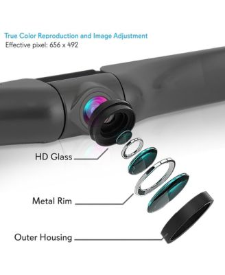 Car Backup Camera & Monitor Display Kit, 7'' Screen, Night Vision, Waterproof