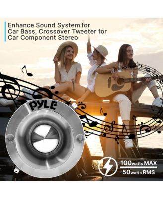 Titanium Dome Tweeter, 1.0'' Voice Coil, 100W Max, 4-Ohm, Aluminum Housing