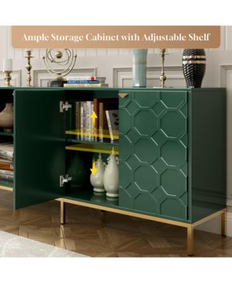 4 Door Locker Accent Cabinet