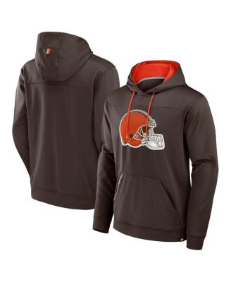 Fanatics - Men's Brown Cleveland Browns Defender Pullover Hoodie
