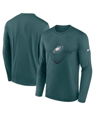 Nike - Men's Midnight Green Philadelphia Eagles Legend Icon Long Sleeve T-Shirt