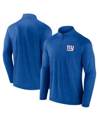 Fanatics - Men's Royal New York Giants Head-to-Head Raglan Quarter-Zip Jacket