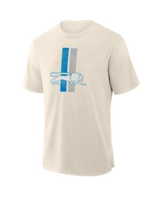 Men's Cream Detroit Lions Slub T-Shirt