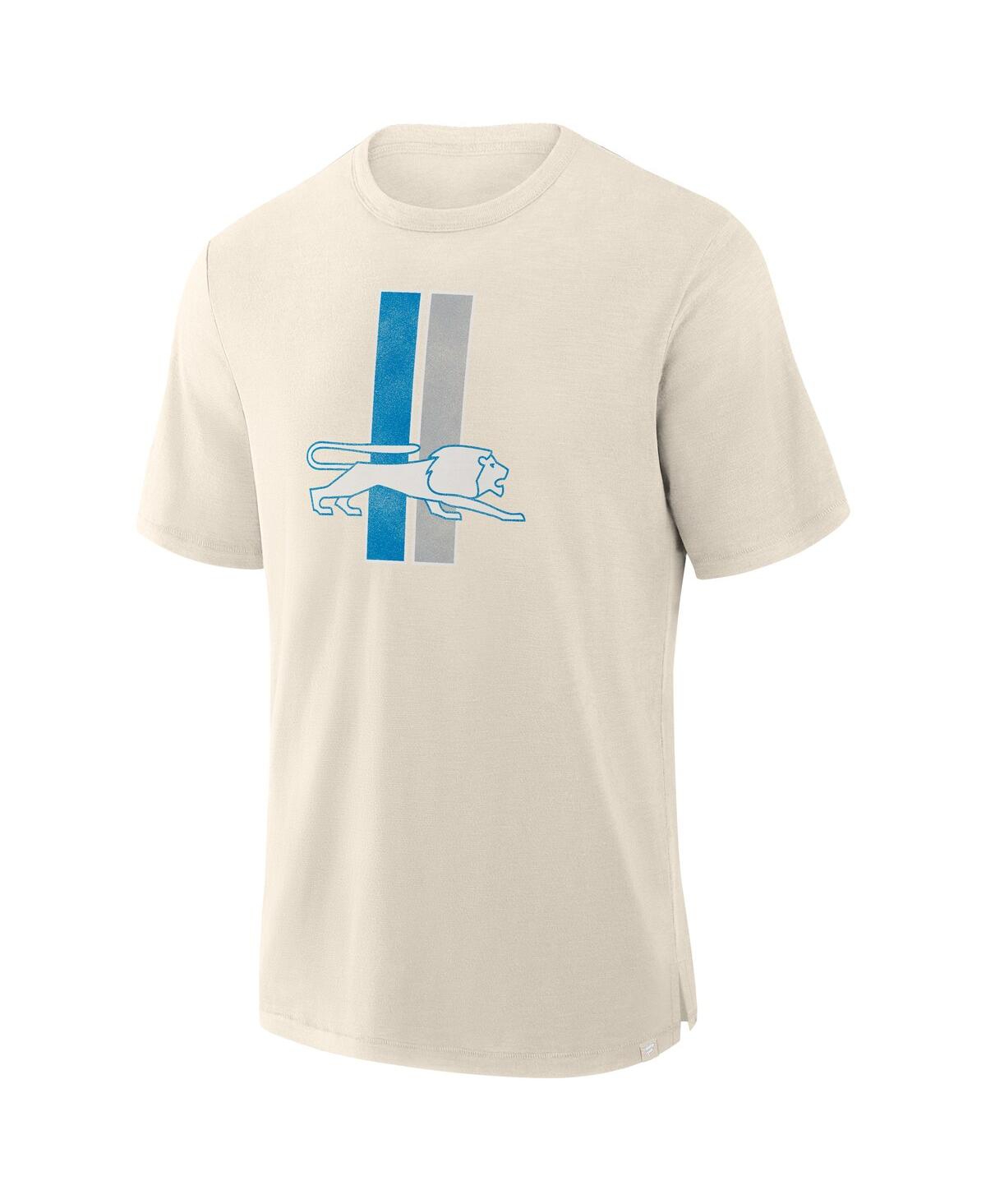 Fanatics Men's Cream Detroit Lions Slub T-shirt In Cream