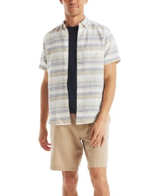 Men's Stripe Short-Sleeve Shirt