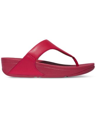 Women's Lulu Leather Toe-Thongs Sandals