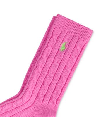 Women's Cable-Knit Socks