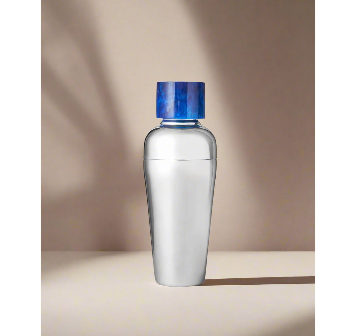 Godinger Azure Resin Cocktail Shaker In Silver