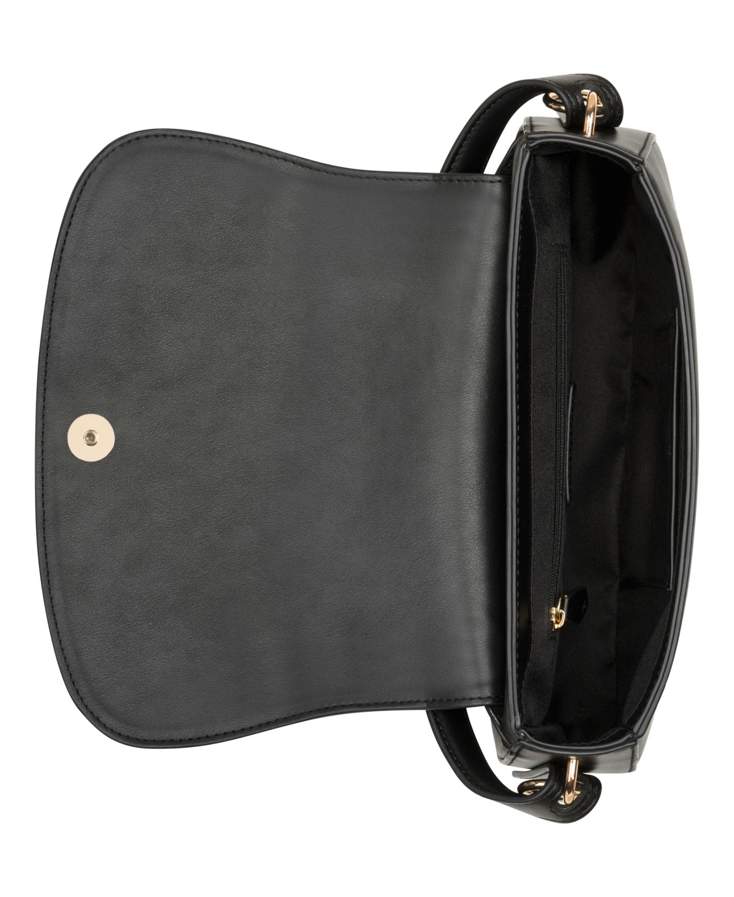 Женская сумка Nine West Tenely Small Flap Crossbody, цвет: Чёрный — фото 4