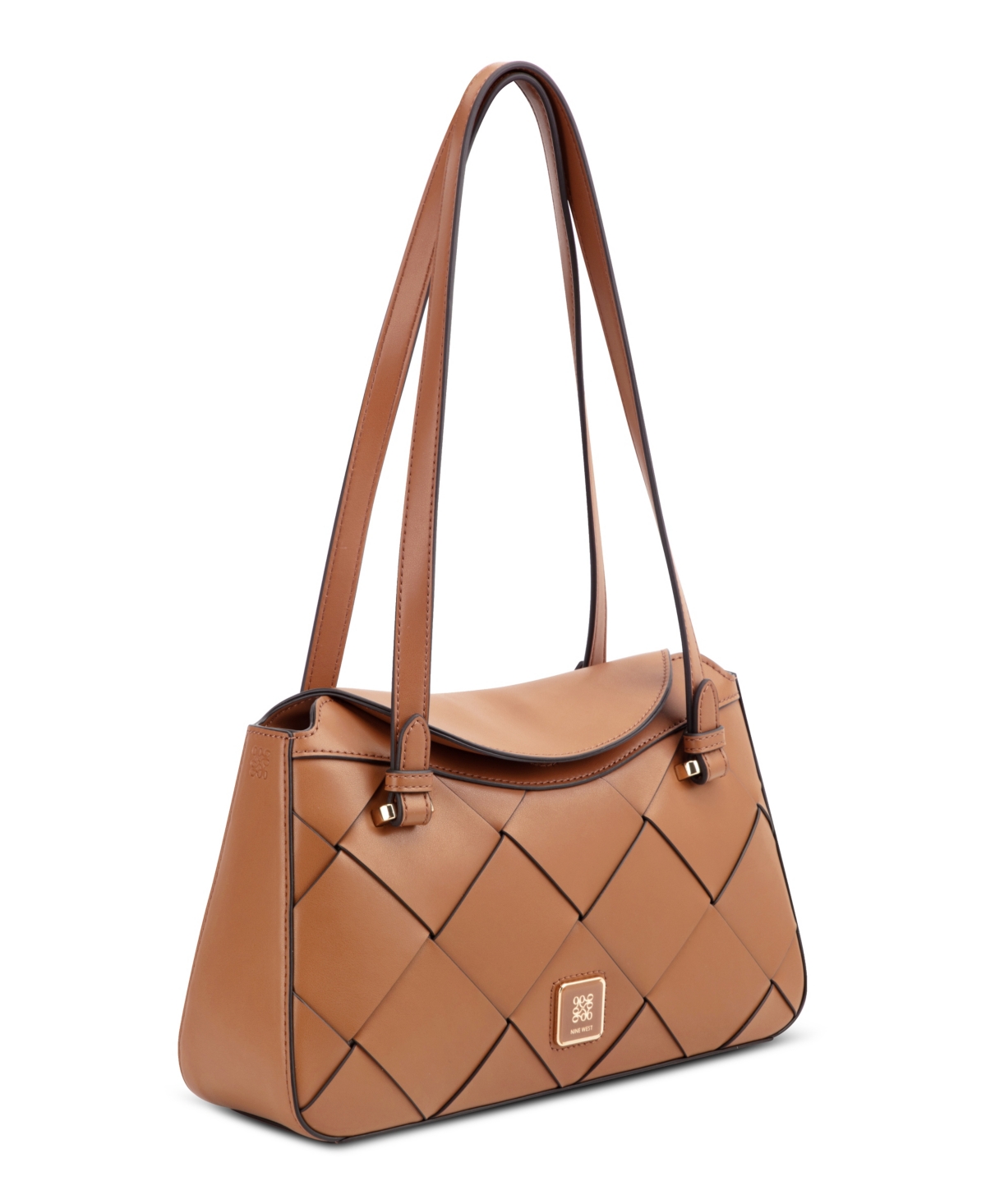 Shop Nine West Eleanora Medium Shoulder Bag In Brandy