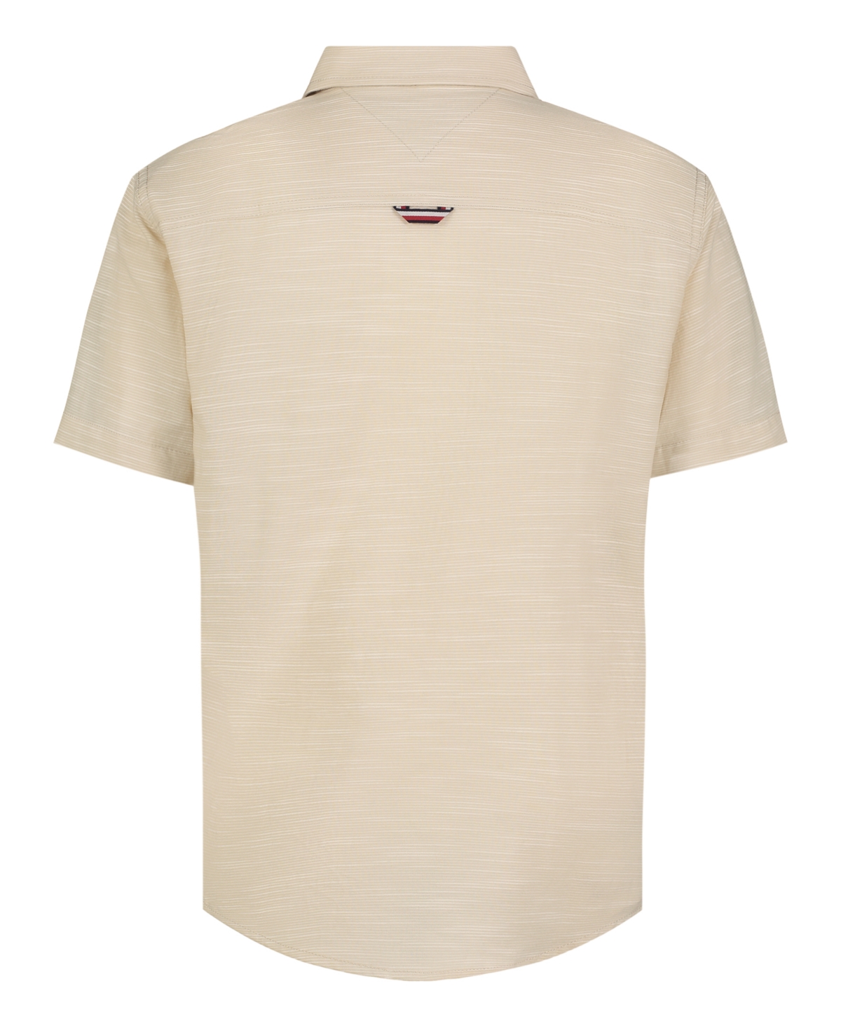 Shop Tommy Hilfiger Big Boys Tommy Texture Shirt In Fog