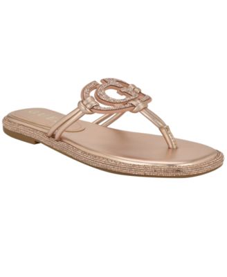 Women's Saima G Cutout Rhinestone Flat Sandals